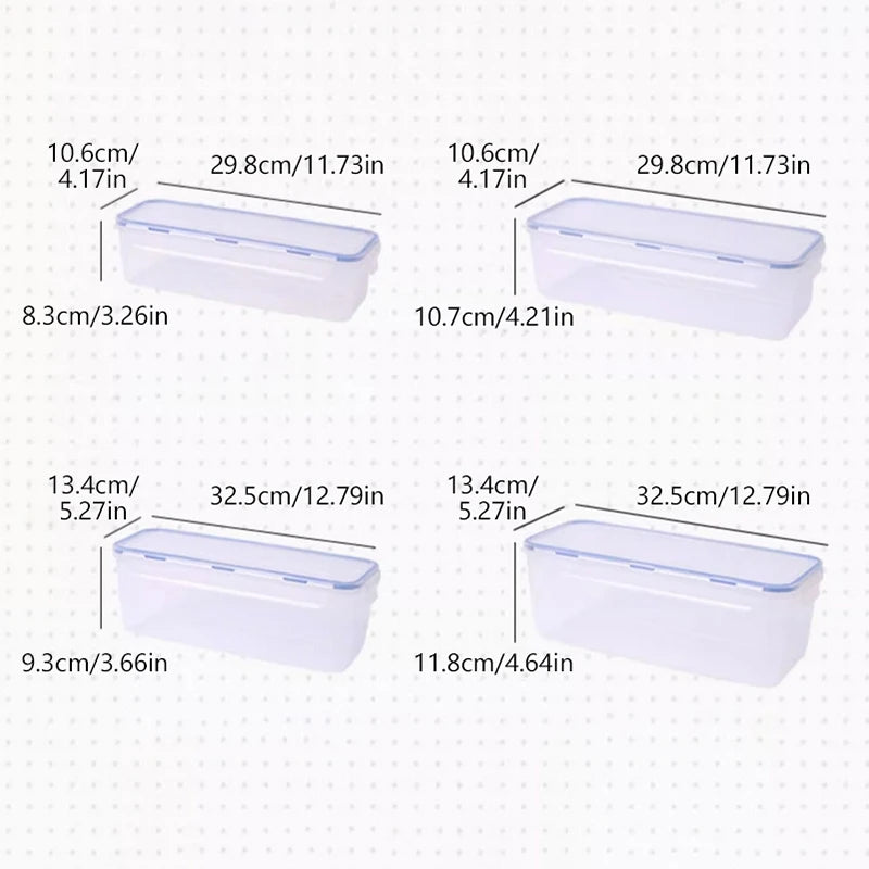 Lid Loaf Bread Container Kitchen Organizer Plastic Storage Box Qme