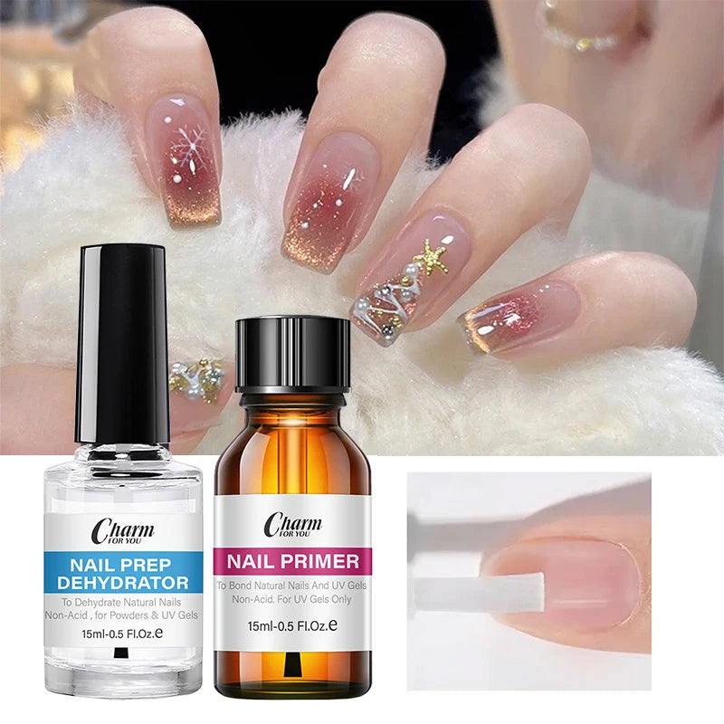 Gel Nail Preparation Drying Agent Acid-free Base Coat Alcohol-free Qme