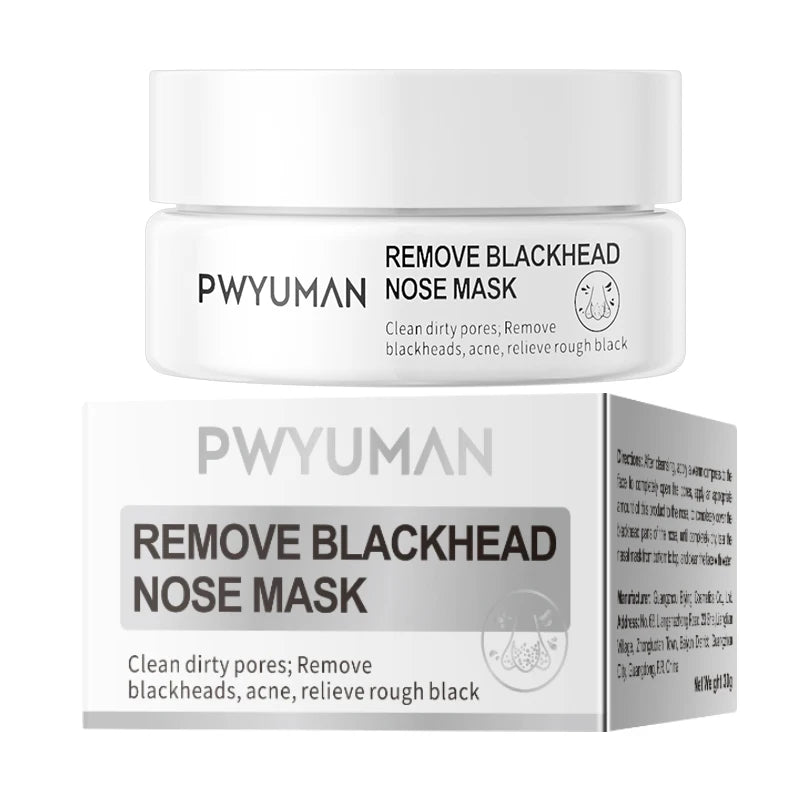 Blackhead Remover Mask Bamboo Charcoal Shrink Pores Acne Black Head Removal Cream Nose Cleansing Black Peel Off Masks Skin Care Qme 1pc