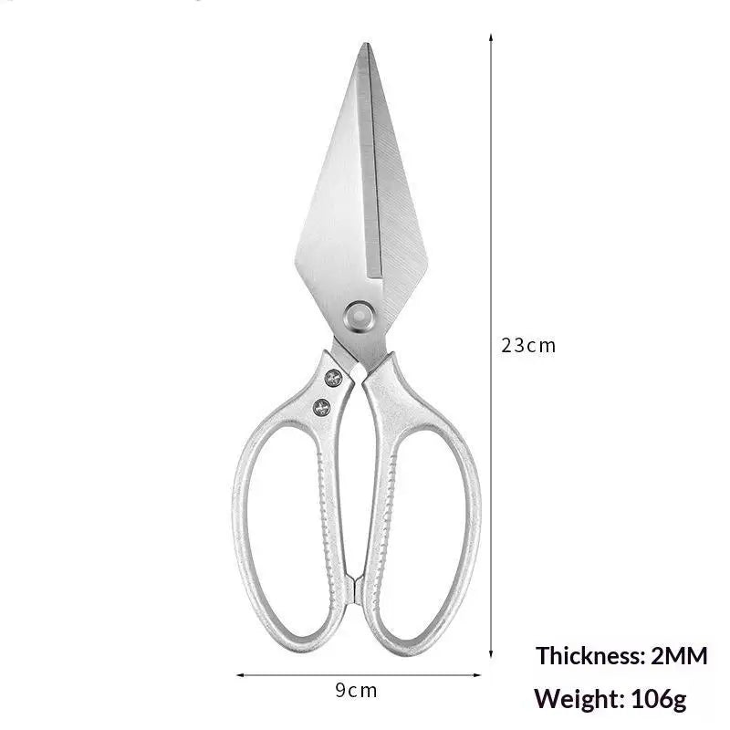 1Pcs Heavy Duty Kitchen Scissors With Thickened Steel Blades And Nonslip Handle For Home Cooking Food Prep Qme