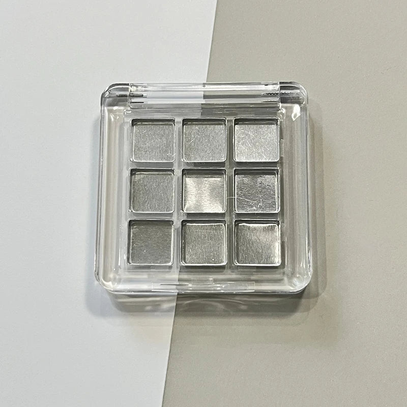 9 Grids Empty Eyeshadow Case Palette Eye Makeup Storage Dish Women Qme