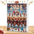 Advent Ornaments 24-Day Chicken Countdown Calendar 2025 2D Acrylic Qme D CN 24pcs