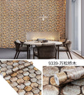 Waterproof Wood Vinyl Wallpaper Self Adhesive Wallpapers Doors Qme Style 33 10mx45cm