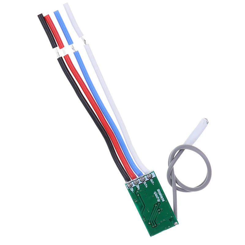 433Mhz 1CH RF Relay Receiver Wireless Remote Control Light Switch Qme