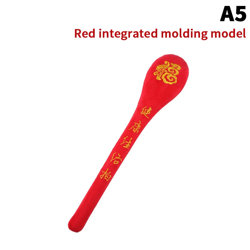 Extended Back Massage Hammer High-elasticity Velvet Meridian Massager Qme A5