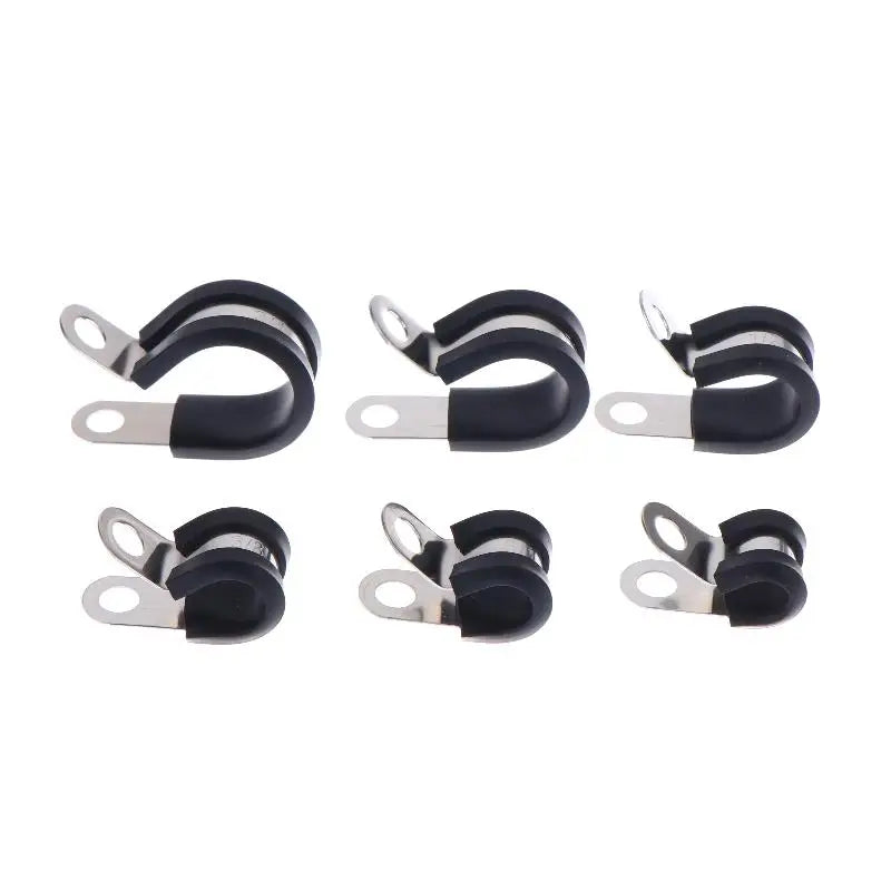 1 4 5 16 3 8 2 Brake Gas Line Pipe Fixing Clamp Cramp Metal R Clips Qme