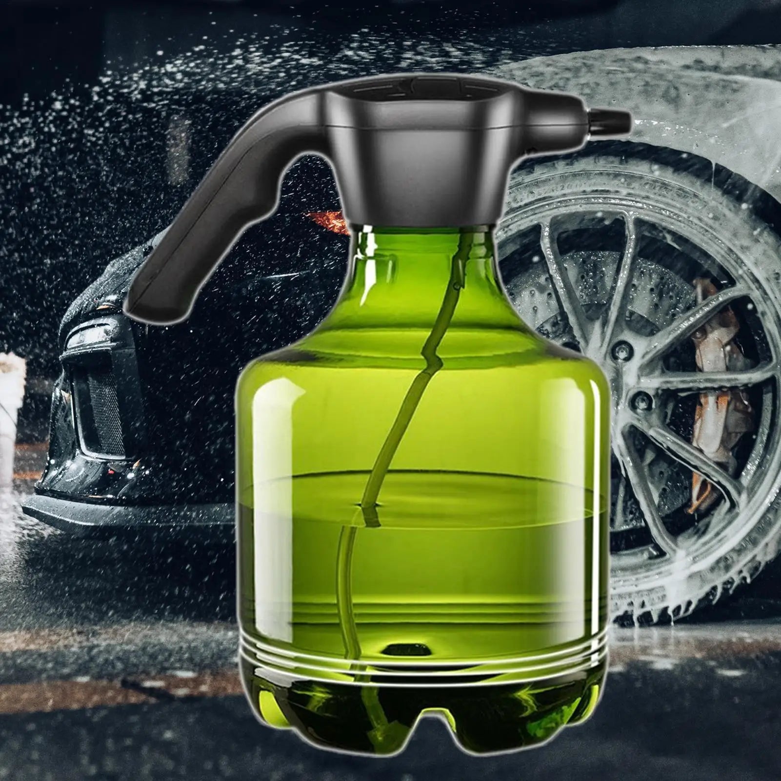Electric Mister Bottle Plants Watering Bottle Electric Sprayer 3000ml Gardening Irrigation House Cleaning Tool For Porch Qme
