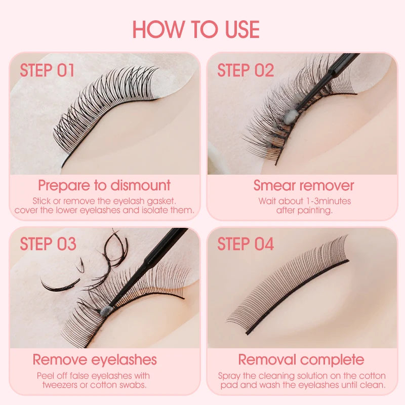 NATUHANA Eyelash Jelly Remover Fast Safe Extension Gel Glue Qme