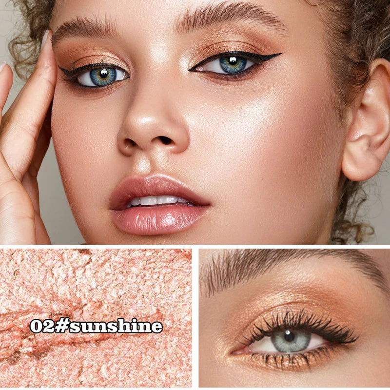 Multi Eye Shadow Stick Waterproof Sweat Proof Shiny Create Bold Makeup Qme 02 sunshine