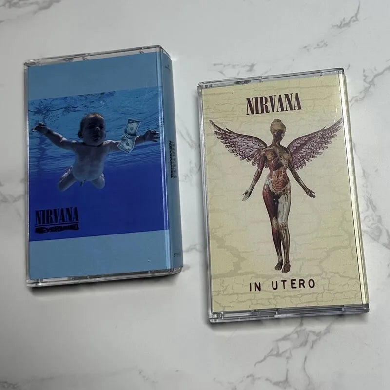 90s Alternative Rock Classic Cassette Tapes, Multi-Volume Masterpieces Collection with Retro Collectible Art Covers Qme 2 tapes