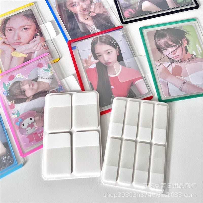 Frosted Pure White Index Stickers Transparent Label Students DIY Qme