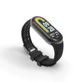 Silicone Strap For Mi Band 8 9 Bracelet Rubber Watchband Replacement Smartwatch Wrist Bracelet Correa For Xiaomi Mi Band 8 Strap Qme Black Mi Band 8