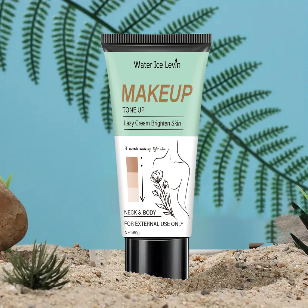 Face and Body Brightening Cream - Toning Cream, Facial and Body Makeup, Suitable for Face, Neck, Armpits, Joints and Other Areas, with a Gentle Texture That Brightens and Moisturizes Simultaneously Qme