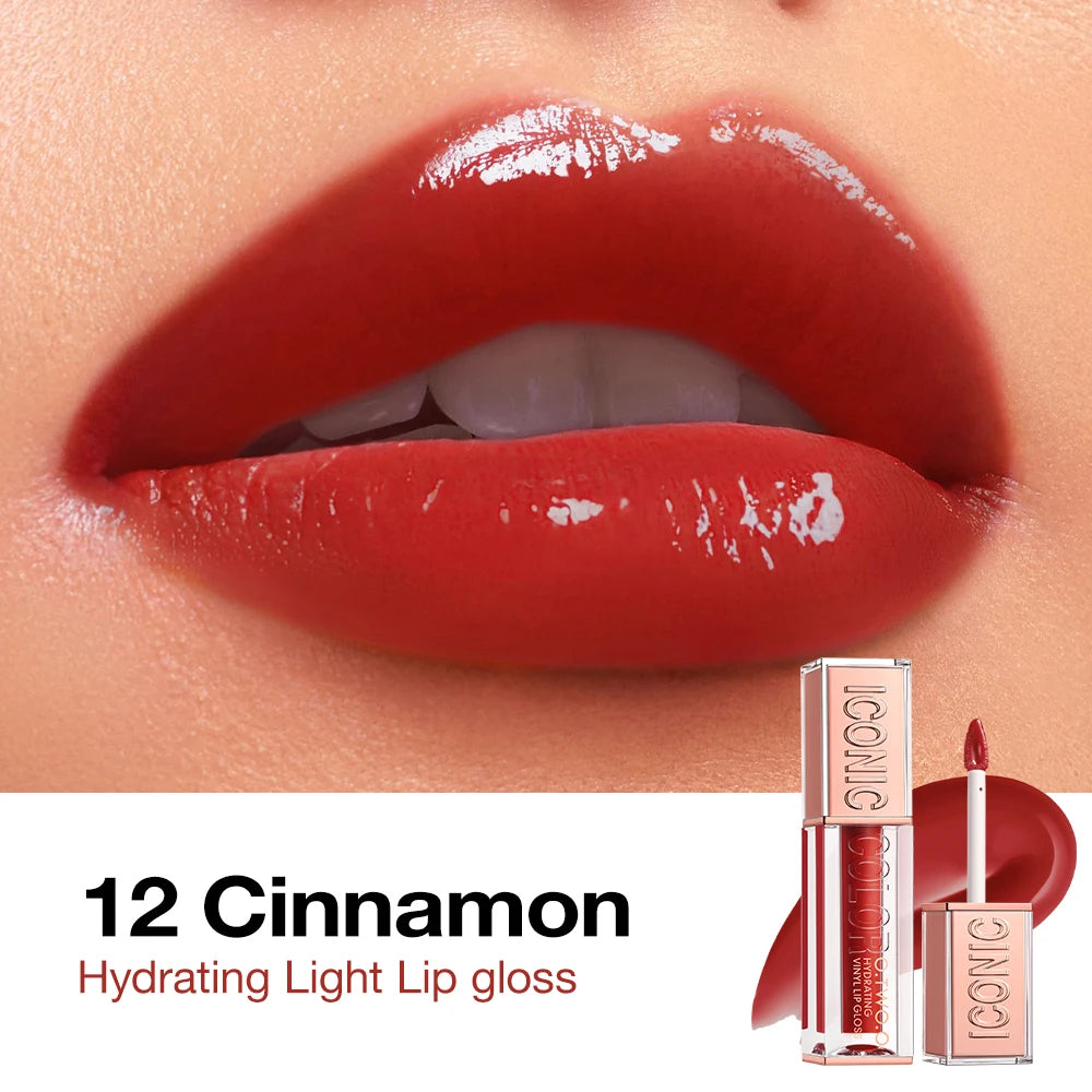 O TWO Lip Gloss Tint Moisturizing Long Lasting Glow Lightweight Qme 12 China Mainland