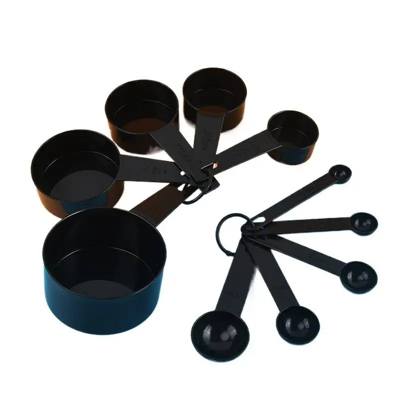 Measuring Tools Kitchen Spoons Teaspoon Sugar Scoop Cake Baking Flour Qme Black