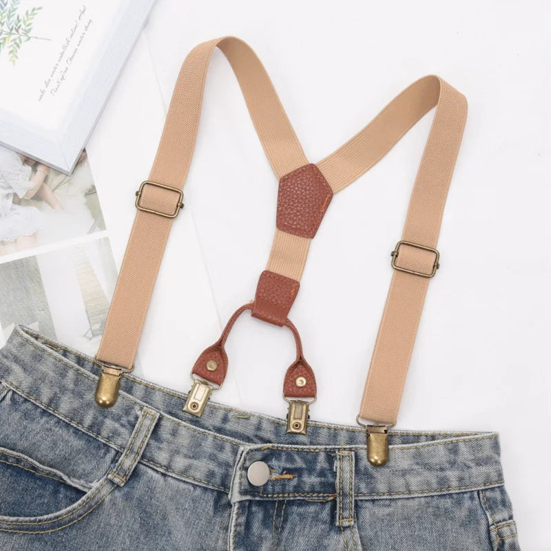 Suspenders Kids Boy Girl Childrens Christmas Designer Wedding Costume Qme