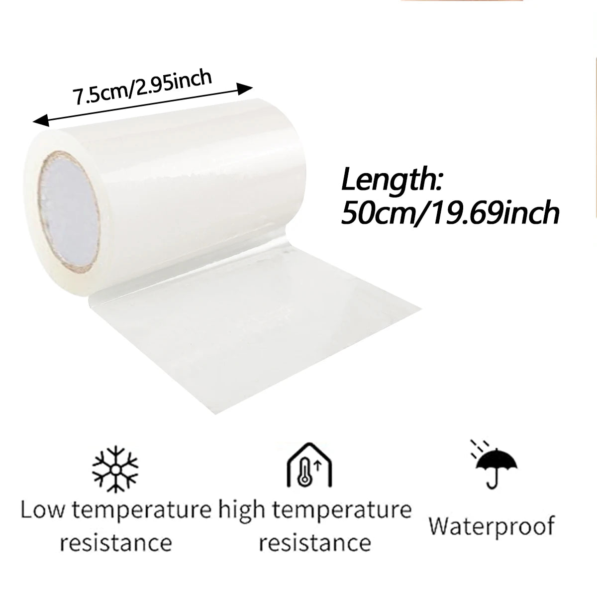 TPU Repair Air Leakage Tape Transparent Repair Patch Inflatable Product Repair Patch Inflatable Swimming Circle Repair Tape Qme