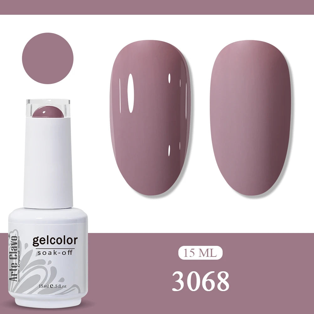 Arte Clavo Amber Gel Nail Polish Translucent Vintage Jelly Semi