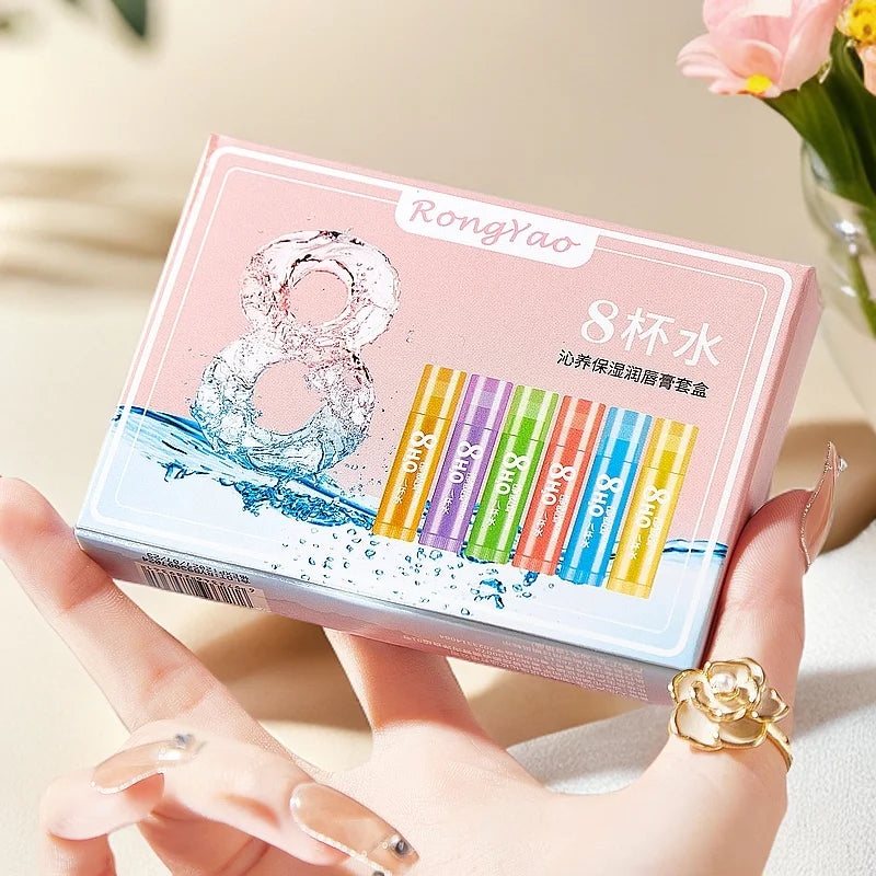 Eight Cups Water Lipstick Moisturize Moisturizing Case Nourishing Qme