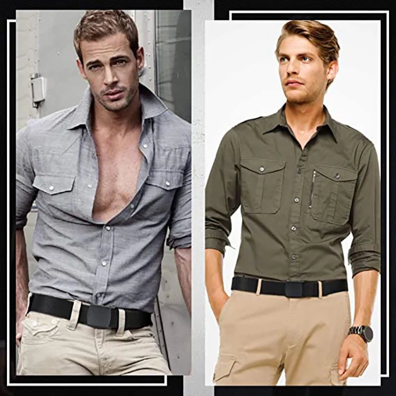 Outdoor Hunting Multifunctional Tactical Canvas Beltmilitary Qme