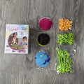 Fabric Flower Bouquets Toys DIY Craft Kits Toys for Kids Handmade Flowers Market Toy Girls Christmas Birthday Gift Qme Flower Accessory