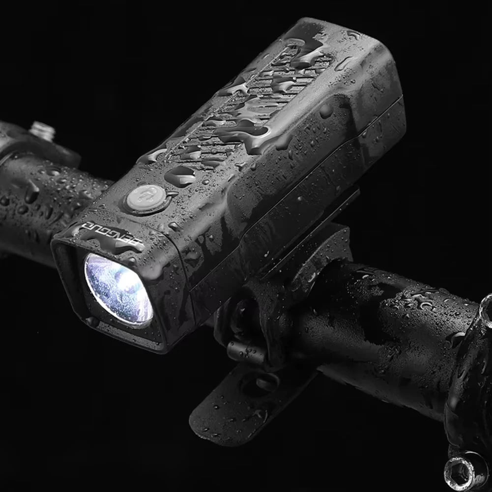 Bicycle Light Front Rechargeable Mountain Bicycle Lamp Bike Headlight Flashlight Qme 1PCS