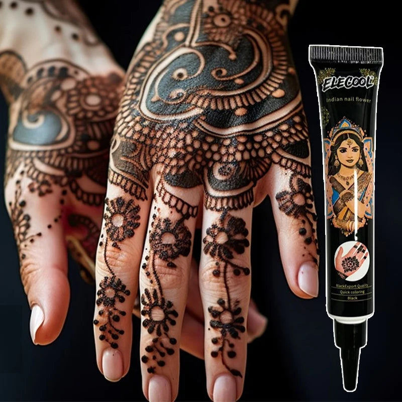 3 Colors Tattoo Cream Juice Paste Brown Black Red Temporary Body Art Qme