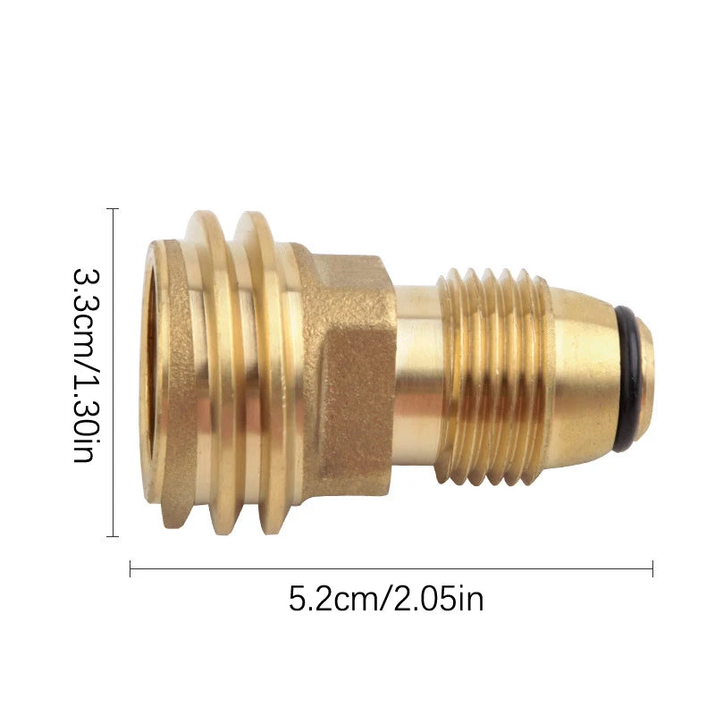 Stove Adapter POL QCC1 5 2 Outdoor Propane Inflation Connector Gas Qme