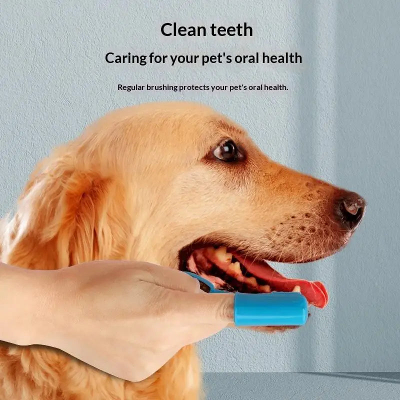 Easy Use Daily Dental Care Brushing Oral Cleaning Tools Pet Finger Qme