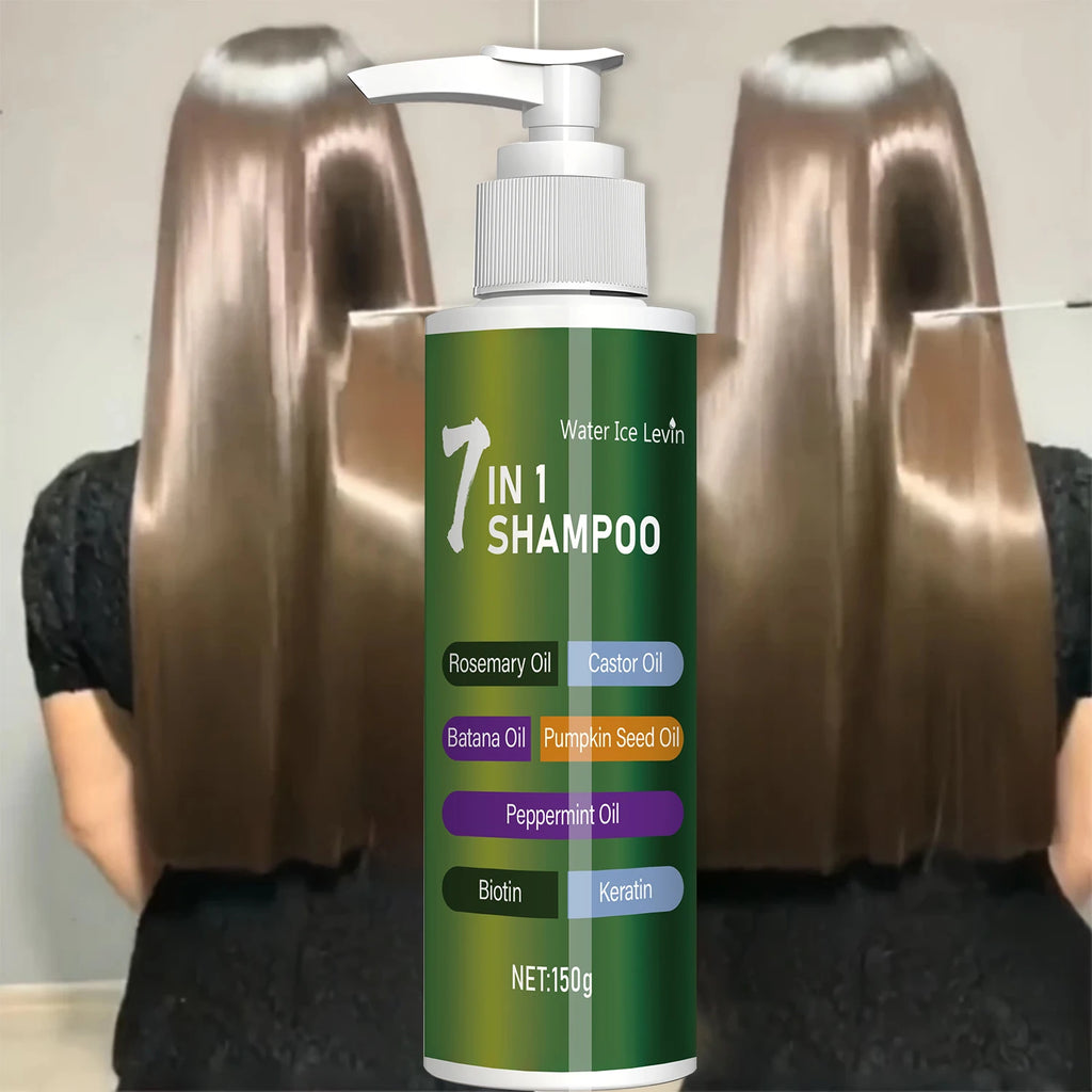 7-in-1 Shampoo, Rich in Foam and Easy to Rinse, Removes Dandruff, Reduces Hair Breakage, Long-Lasting Oil Control, Super Volumizing, Strengthens Hair, Repairs Split Ends, Makes Hair Thicker and Softer Qme Default Title