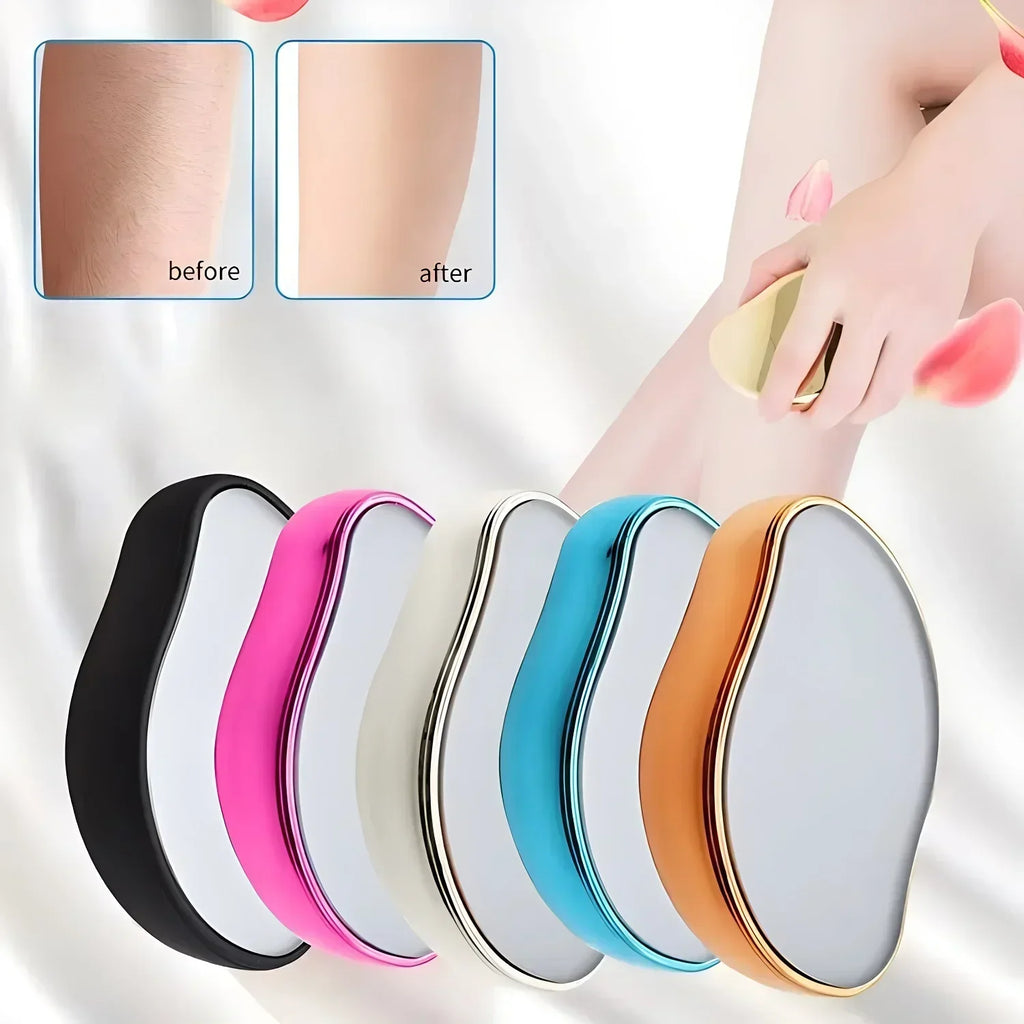 Crystal Hair Eraser for Adults Physical Hair Removal Eraser Portable Epilator Glass Hair Remover Painless Body Care Tools Qme