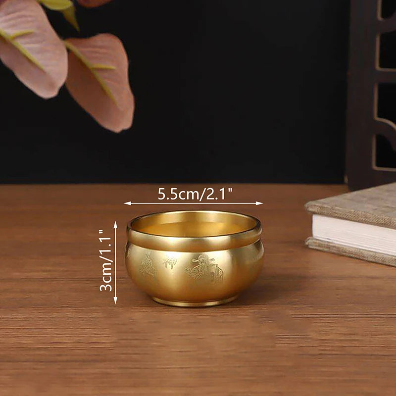 Treasure Bowls Desktop Small Ornament Home Decor Cornucopia Brass Qme S
