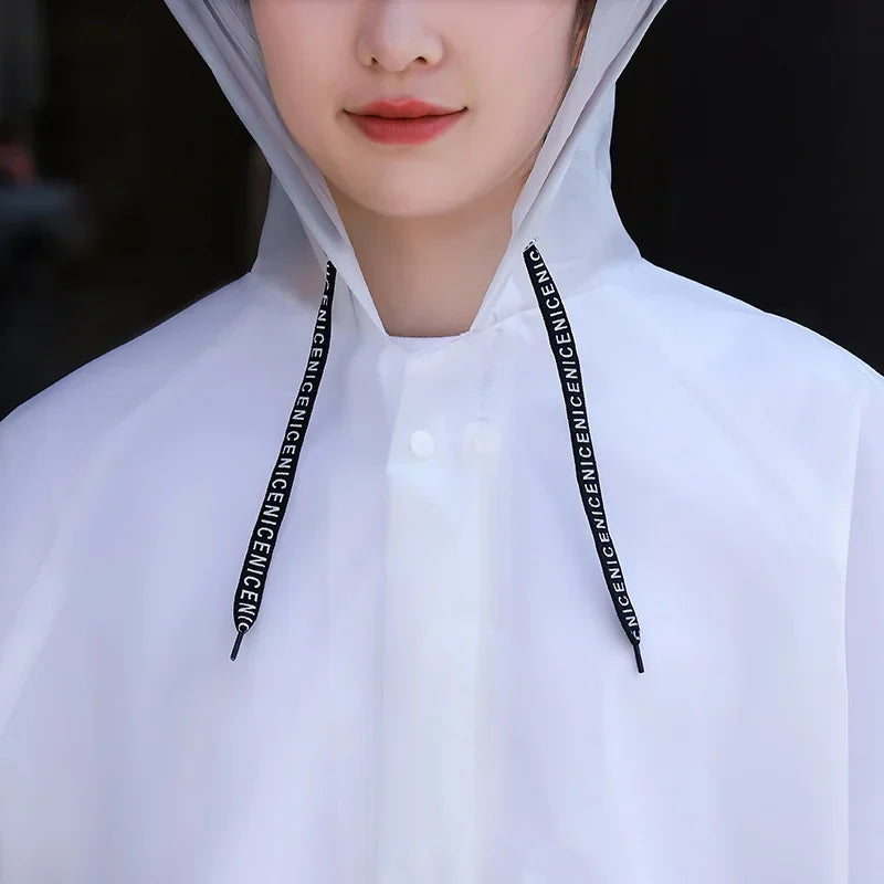 Adult thick raincoat, EVA light raincoat, Waterproof poncho, Rain coat for women, Rain coat for men, Outdoor tour poncho Qme