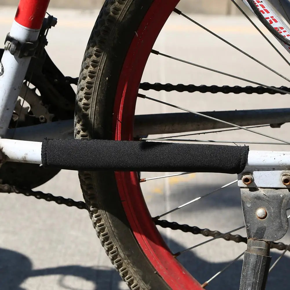 Bike Chain Sticker Bicycle Frame Protector Chain Guard Sticker Frame Guard Scratch Resistant Protector MTB Accessories Qme
