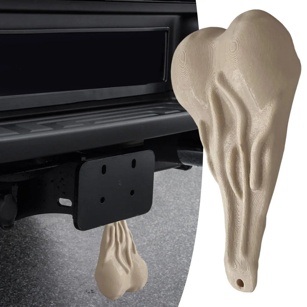 Truck Balls Nuts Decorative Bumper Ornaments Funny Prank Gag Automotive Vehicle Decoration for Boyfriend Husband Men Family Qme
