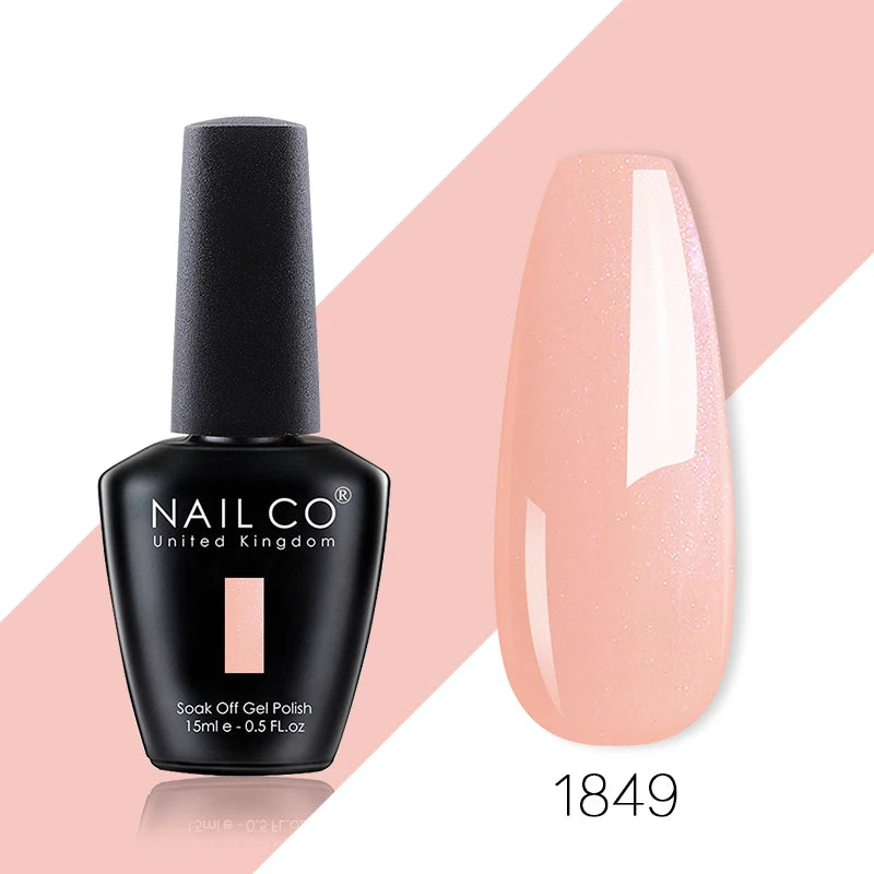 NAILCO 85 Colors Nail Gel UV LED Lacquer Manicure Varnish Hybrid Semi