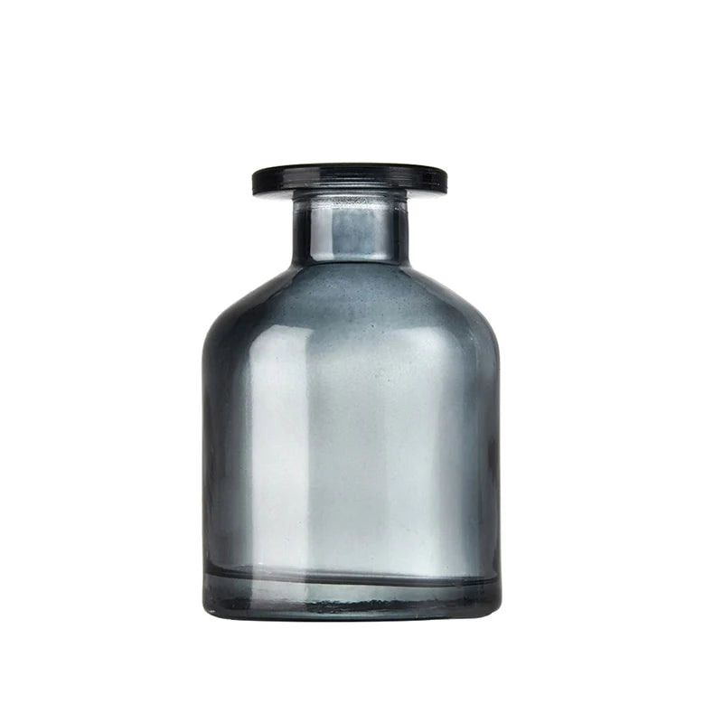 Glass Reed Diffuser Bottle Home Fragrance Container Essential Oils Qme Gray