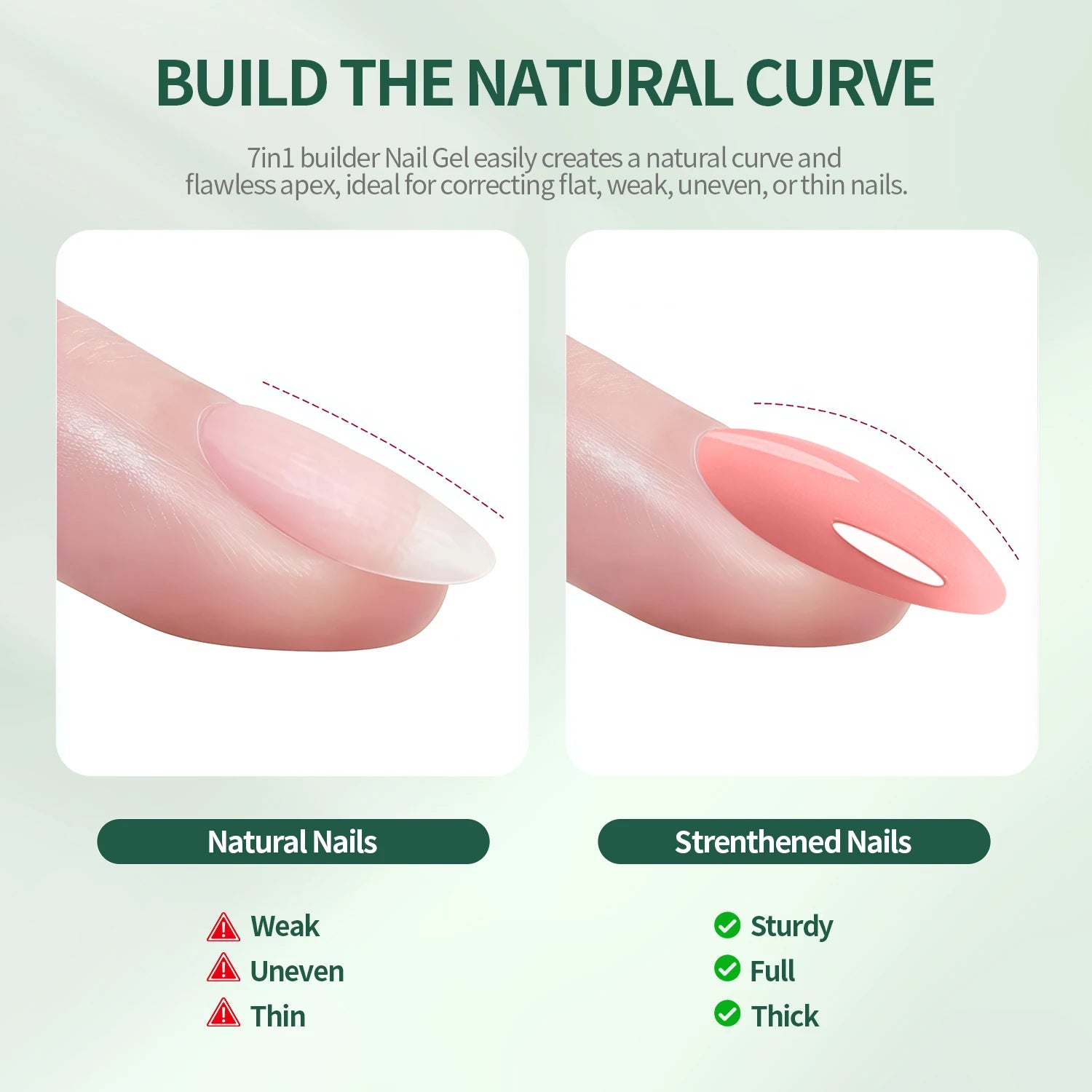 Nailpop 7-in-1 Builder Nail Gel HEMA TPO Fast Building Polish 8 Qme