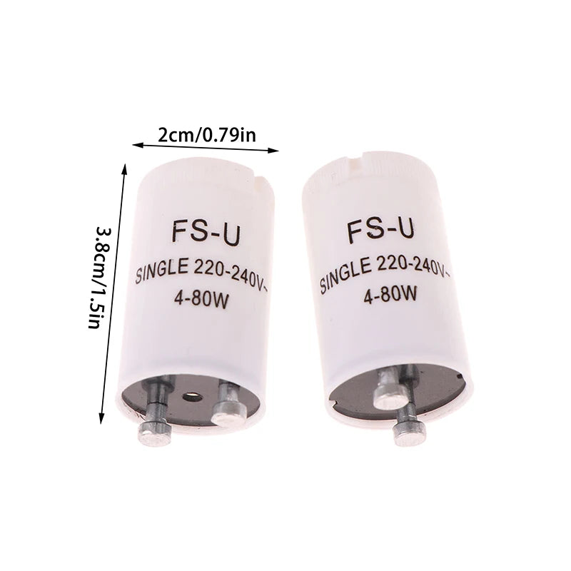 Fluorescent Starters AC220V-240V 4-80W Tube Fuse Starter CE Rohs Qme onesize