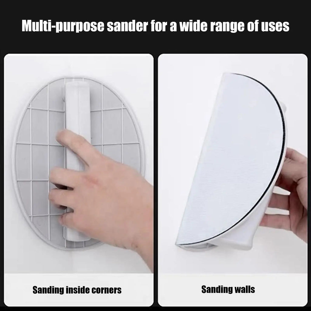 Hand Sander Self Adhesive Sandpaper Holder for Smoothing Walls Sanding Grinding Polishing Tool for Wood Furniture Metal Qme