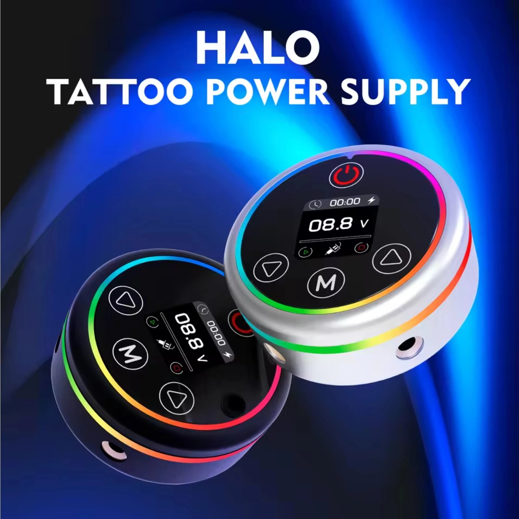HALO Colorful PMU Permanent Makeup Mini Tattoo Power Supply Multi functional Tattoo Equipment Qme