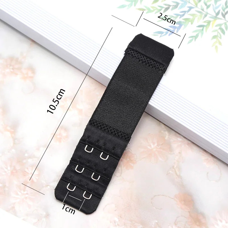 2 Hook Bra Extension Strap Extenders Women Adjustable Belt Buckle Qme