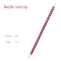 Ultra-fine Acne Pimples Blackhead Clip Tweezers Beauty Face Skin Care Cleaning Blackhead Remover Kit Acne Needle Hook Tool Qme Double head