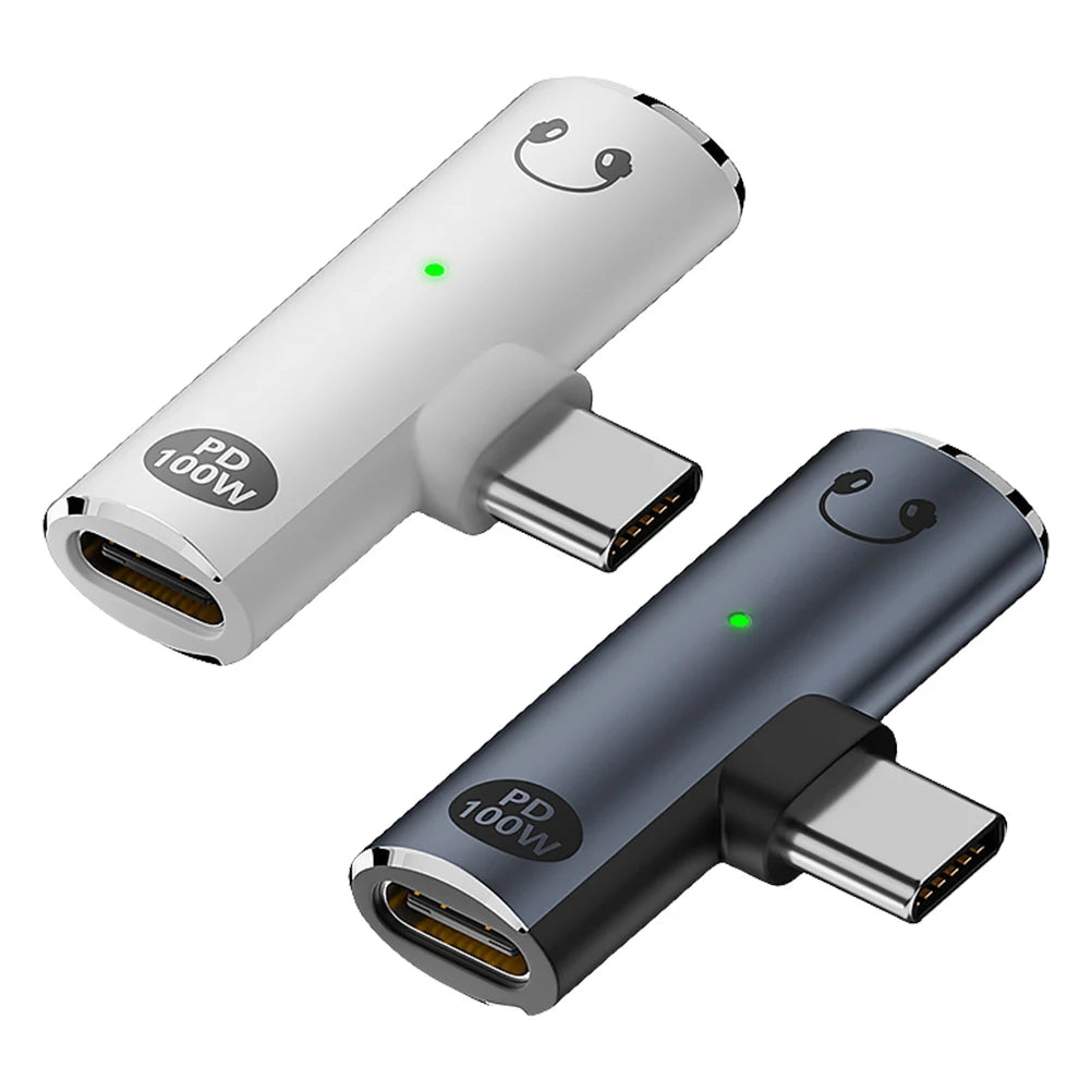 2 in 1 USB Type C To 3.5mm Headphone and Charger Adapter PD 100W Earphone Splitter Type C Adapter for Xiaomi Huawei iPhone 15 16 Qme