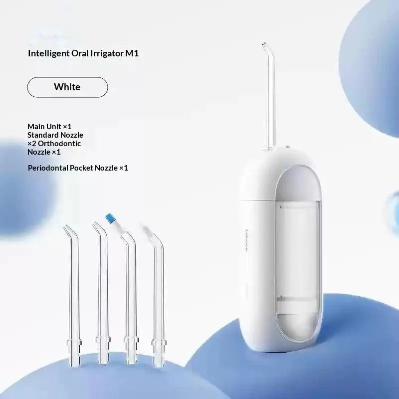 Electric Portable Oral Care Irrigator Rechargeable 4 Cleaning Modes Qme A2
