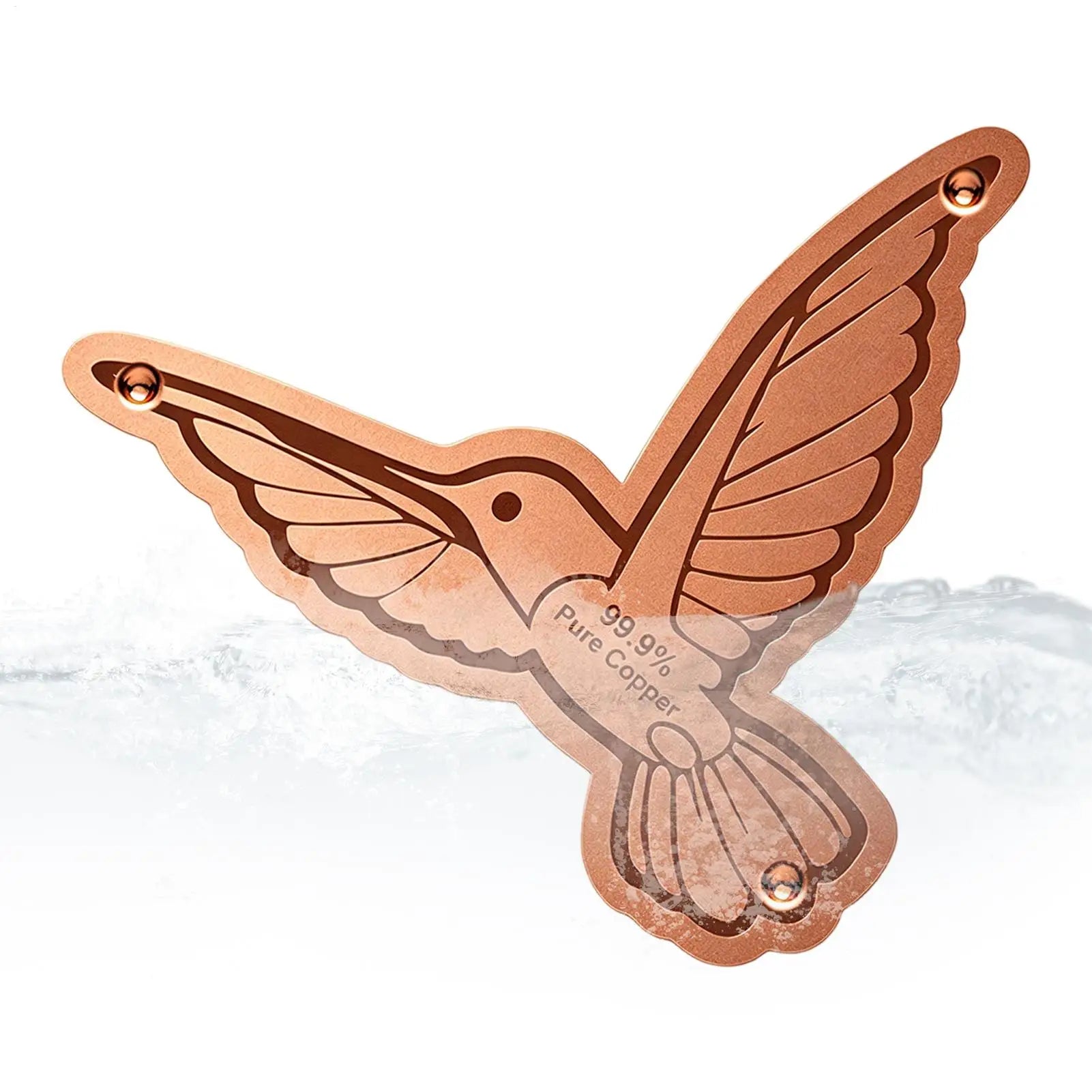 Copper Bird Disc Portable Safe Cleaning Bowl Dish Bath Outside Qme