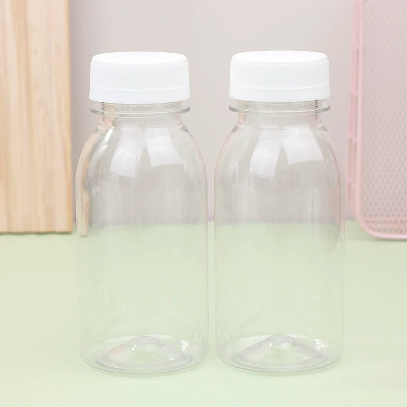 Lid Portable Empty Water Bottles Transparent Kids Bottle Plastic Qme