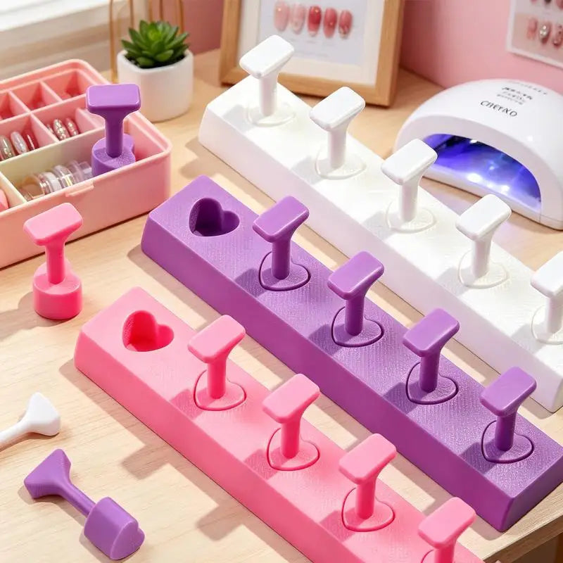 Nail Stand Holder Display Rack False Nails Non Magnetic Art Tip Qme