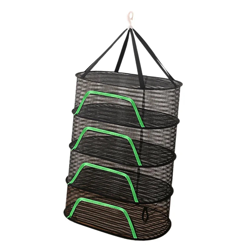 Dryer Bag Mesh Drying Net Vegetable Fruit Folding Food Anti-mosquito Qme
