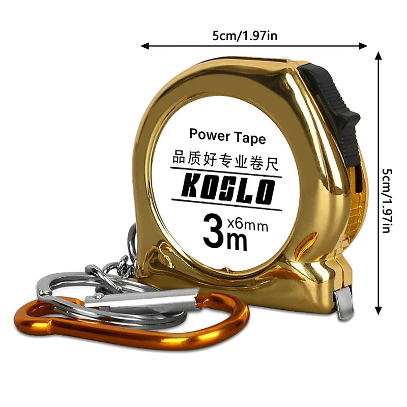 Mini Tape Measure Delicate Small Household Measuring Retractable Key Qme